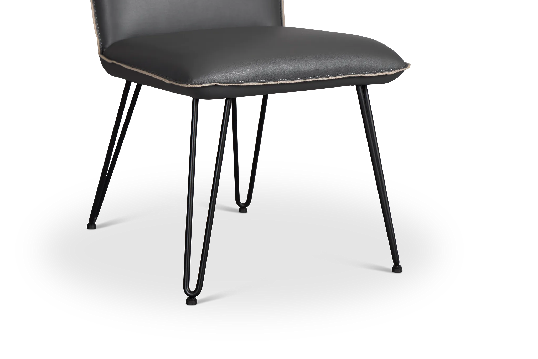 Demi Dark Gray Upholstered Side Chair