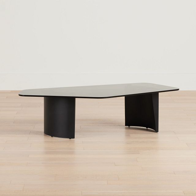 Argo Black Glass Coffee Table