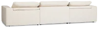 Drift Light Beige Fabric 3-piece Modular Power Sofa