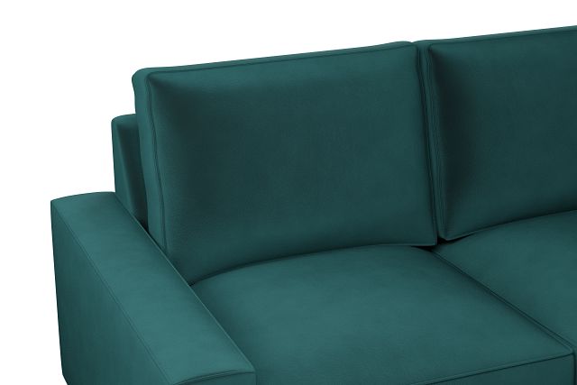 Edgewater Joya Teal Large Right Chaise Sectional