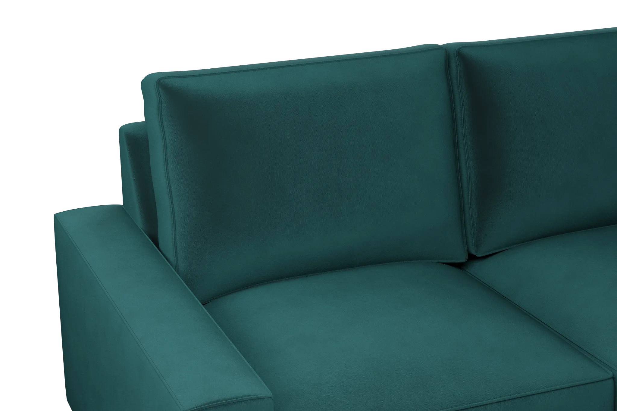 Edgewater Joya Teal Large Right Chaise Sectional