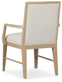 Castello Light Tone Upholstered Arm Chair