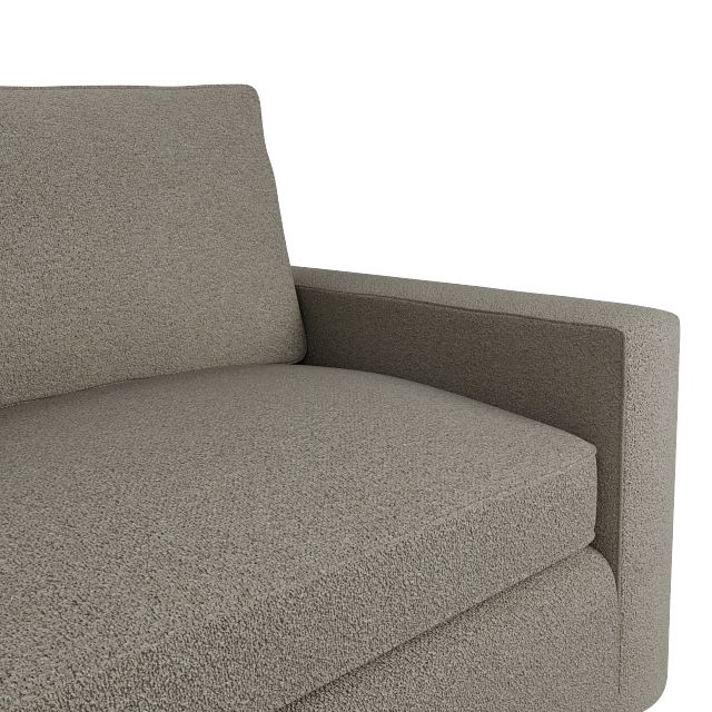 Siesta Elite Gray Fabric Memory Foam Sleeper