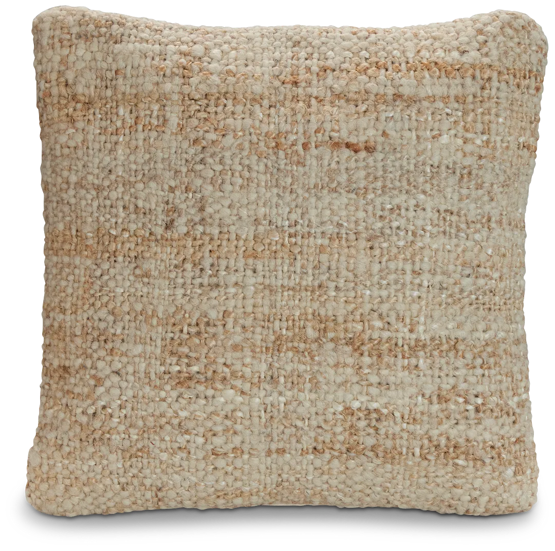 Zeru Light Brown 18" Accent Pillow