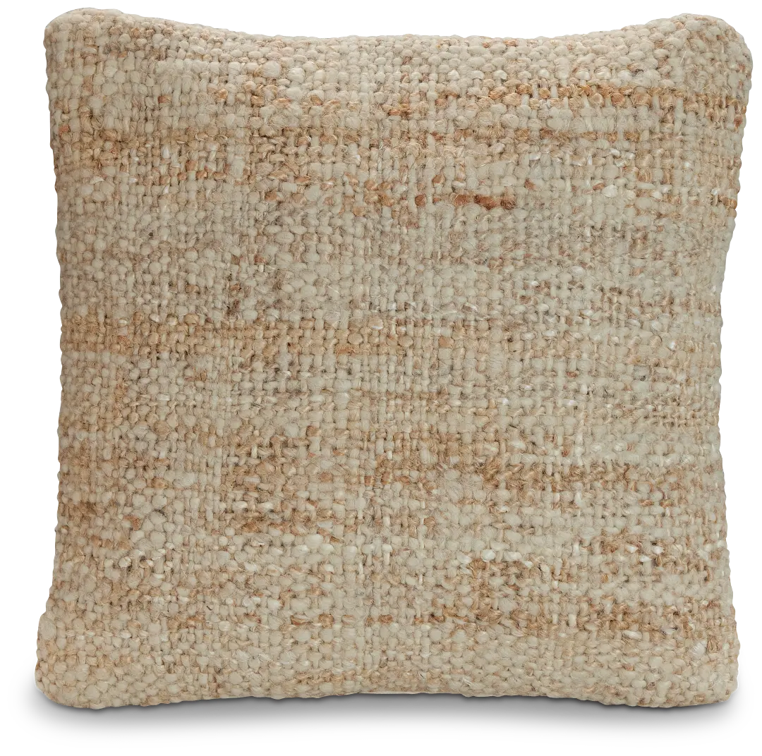 Zeru Light Brown 18" Accent Pillow Zeru Light Brown 18" Accent Pillow