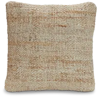 Zeru Light Brown 18" Accent Pillow