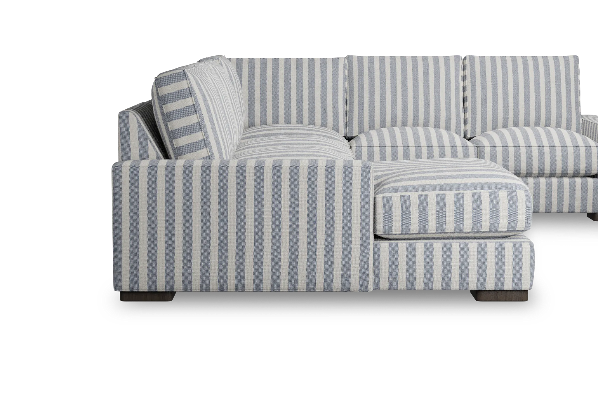 Edgewater Sea Lane Dark Blue Medium Left Chaise Sectional