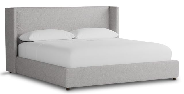 Captiva Elite Gray 48" Upholstered Shelter Bed