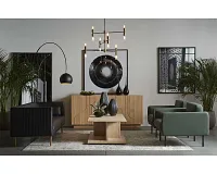 Cahlin Black Sideboard