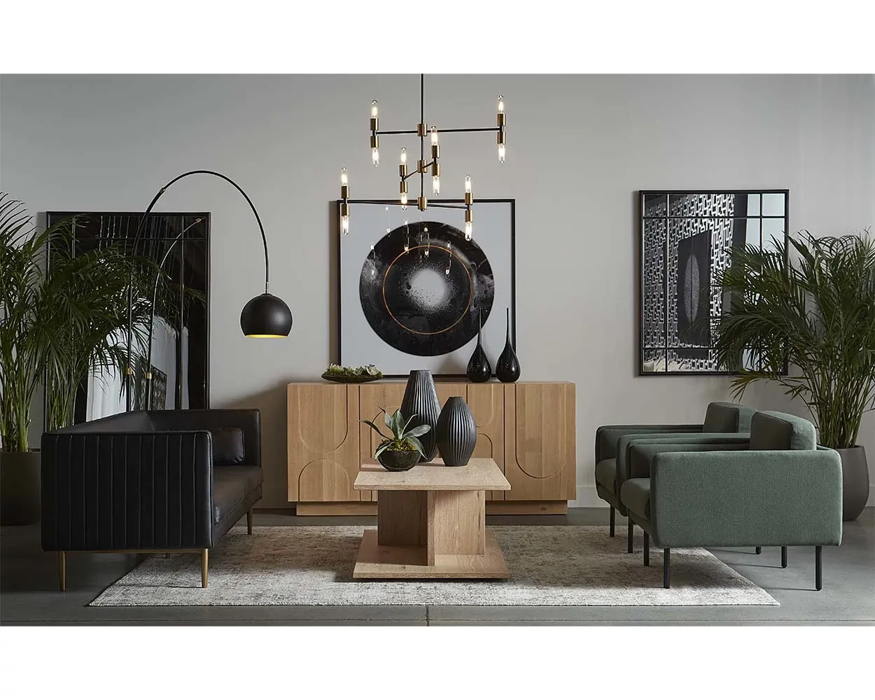 Cahlin Black Sideboard