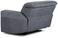 Callum Dark Gray Fabric Recliner