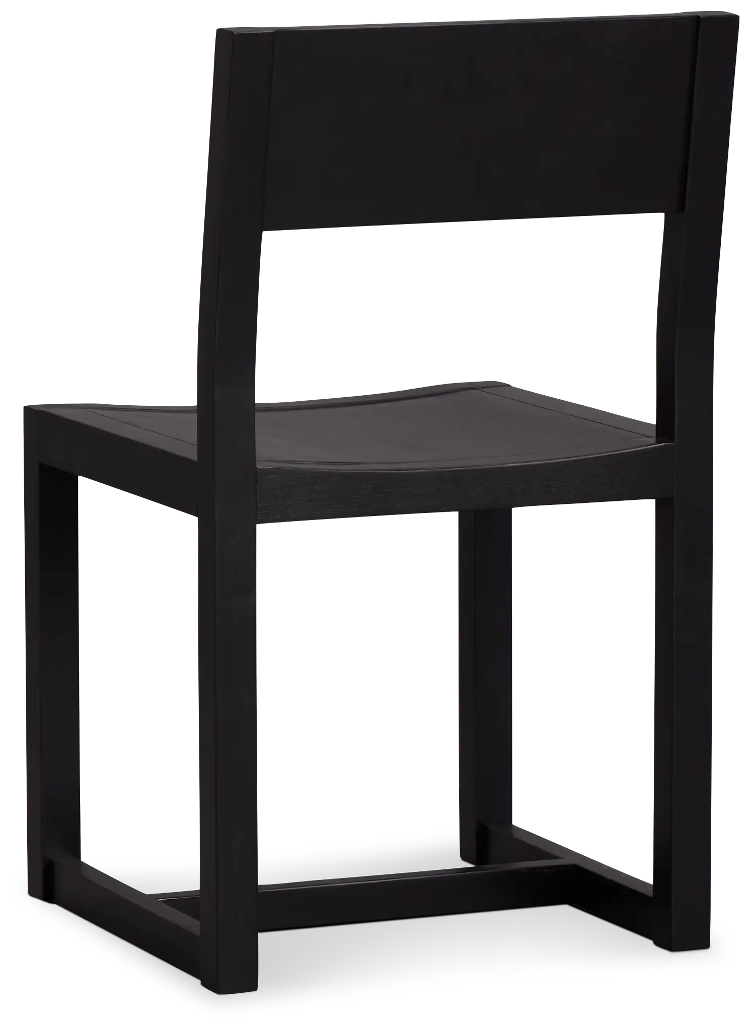 Denton Black Wood Side Chair Denton Black Wood Side Chair