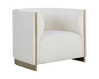 Rhea Ivory Fabric Chair