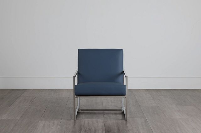 Drew Dark Blue Micro Accent Chair (0)