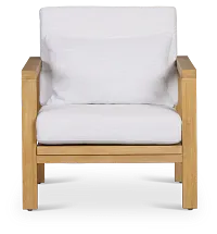 Nantucket Light Tone Woven Accent Chair