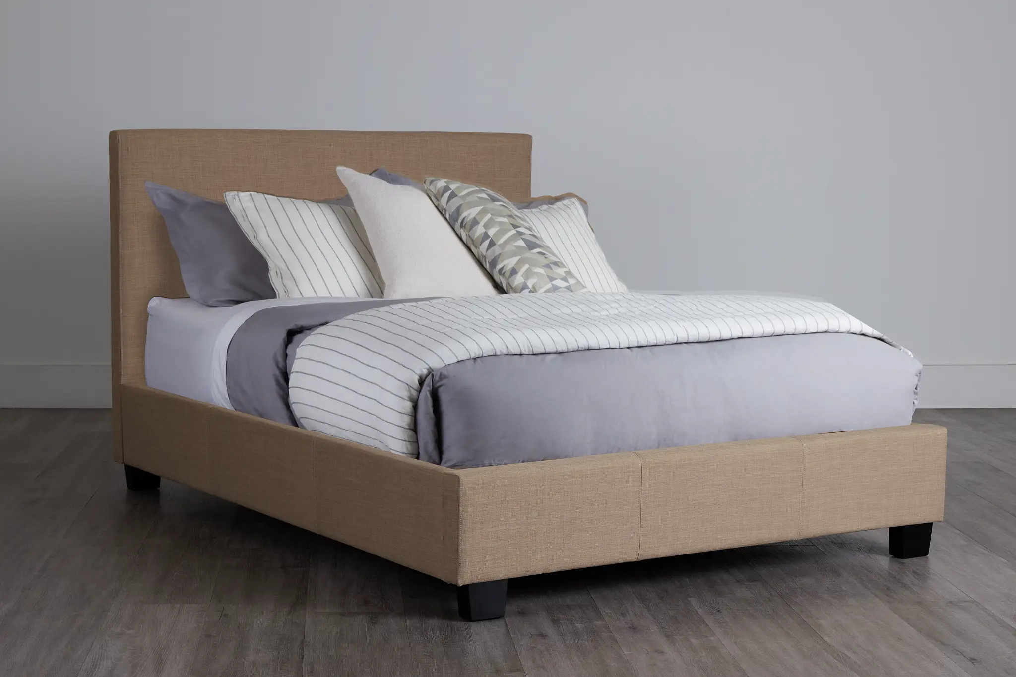 Madden Taupe Uph Platform Bed Madden Taupe Uph Platform Bed