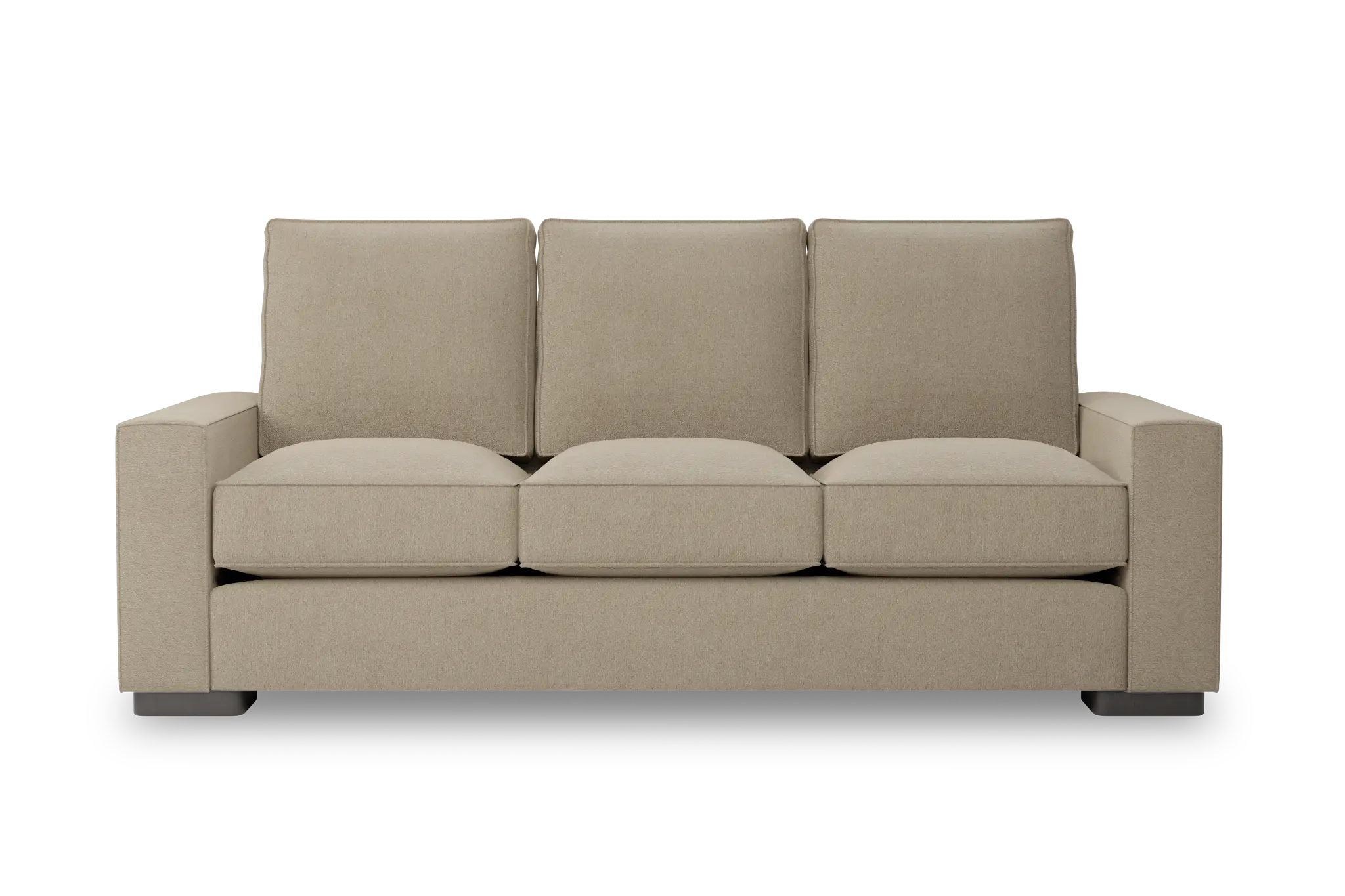 Edgewater Elite Taupe 84" Sofa W/ 3 Cushions Edgewater Elite Taupe 84" Sofa W/ 3 Cushions