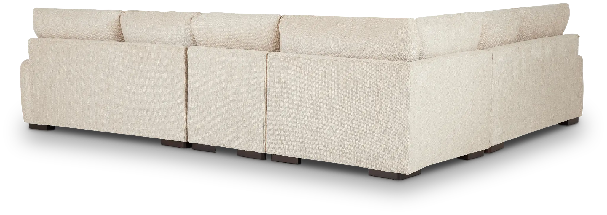 Alpha Beige Fabric Medium Two-arm Sectional Alpha Beige Fabric Medium Two-arm Sectional
