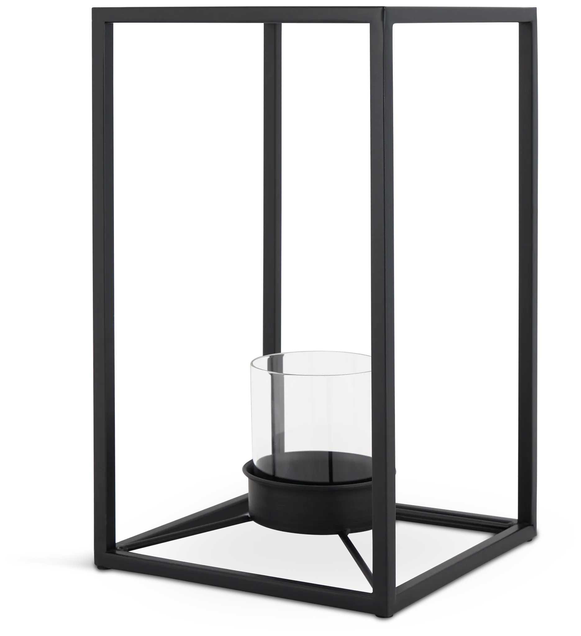 Conally Black Small Candle Holder