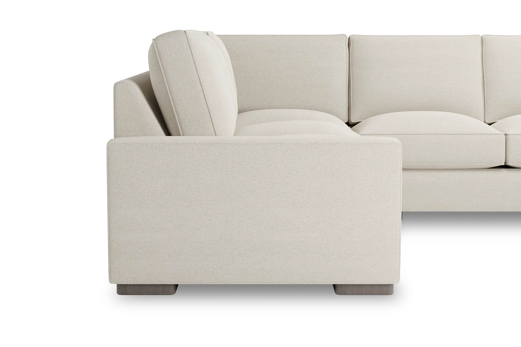 Edgewater Elite Ivory Small Two-arm Sectional