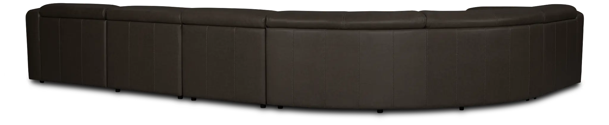 Jace Dark Gray Lthr/vinyl Small Right Chaise Power Reclining Sectional Jace Dark Gray Lthr/vinyl Small Right Chaise Power Reclining Sectional