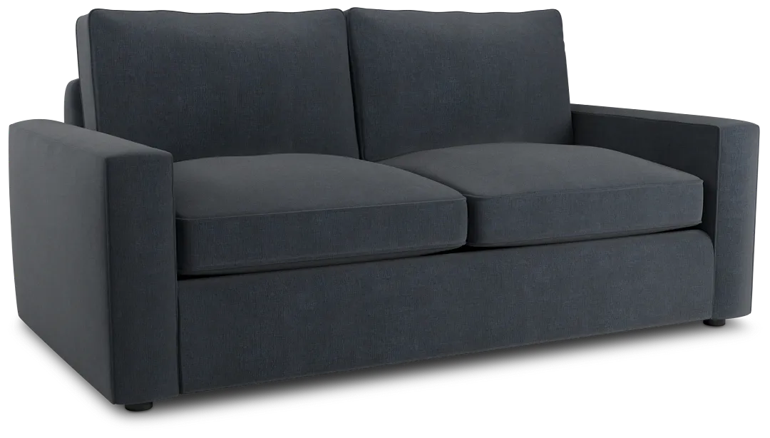 Siesta Victory Dark Blue Fabric Sofa