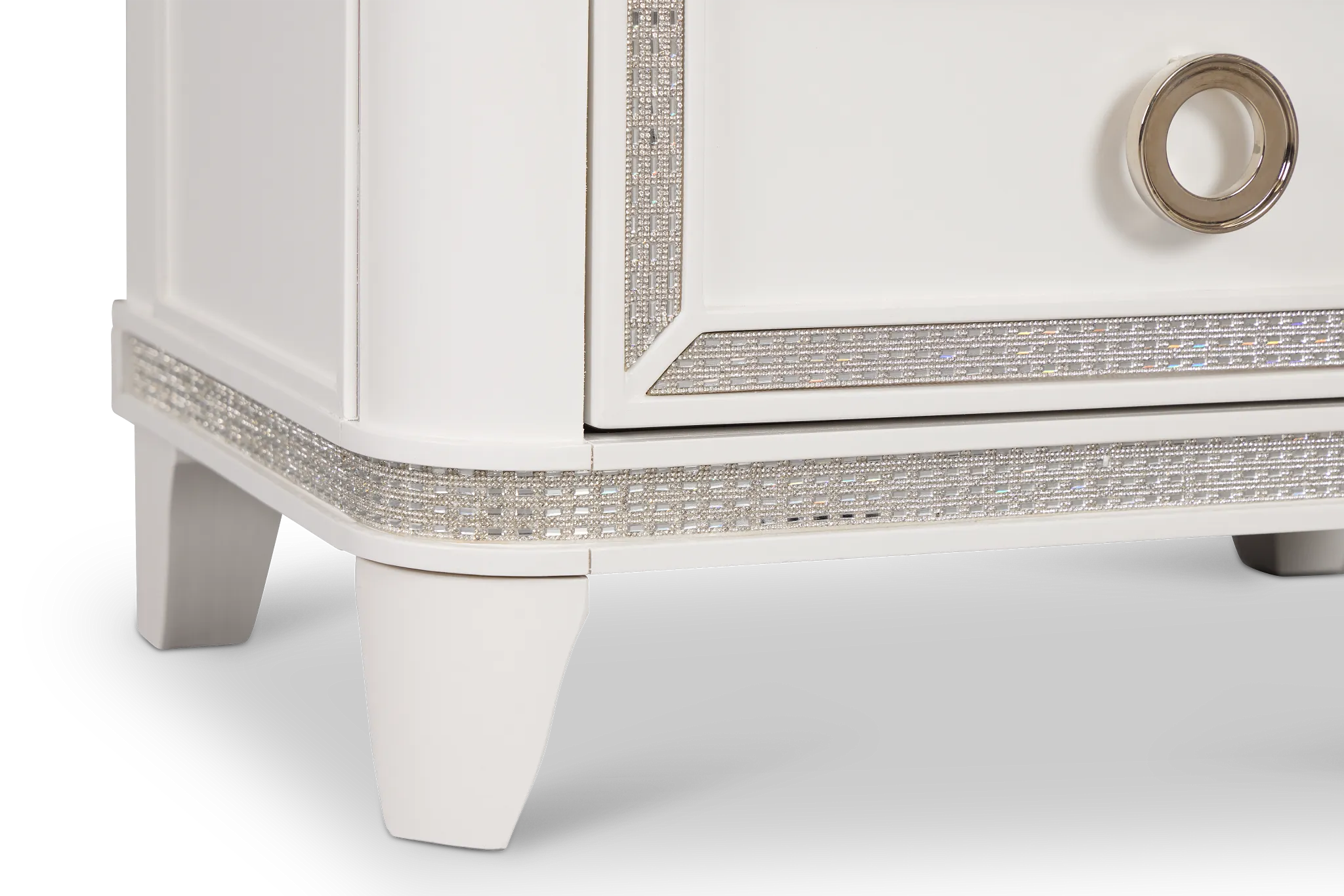 Milan White Youth Nightstand