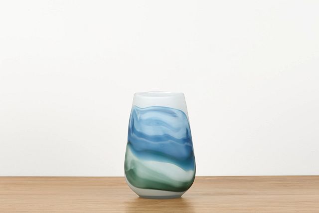 Lucas Blue Vase (0)
