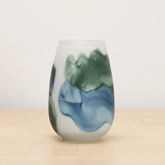 Lucas Blue Vase