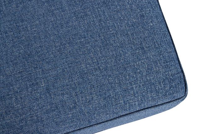 Andie Blue Fabric Left Chaise Sectional