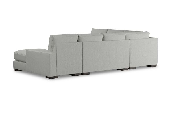 Edgewater Revenue White Medium Right Chaise Sectional