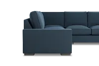 Edgewater Elite Blue Medium Right Chaise Sectional