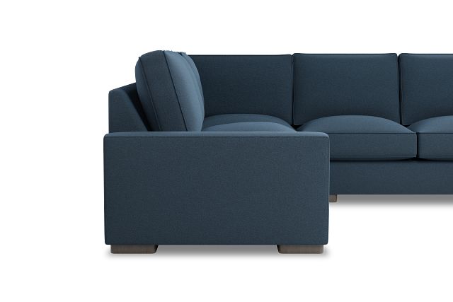Edgewater Elite Blue Medium Right Chaise Sectional