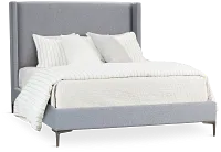 Kent Gray Uph Panel Bed