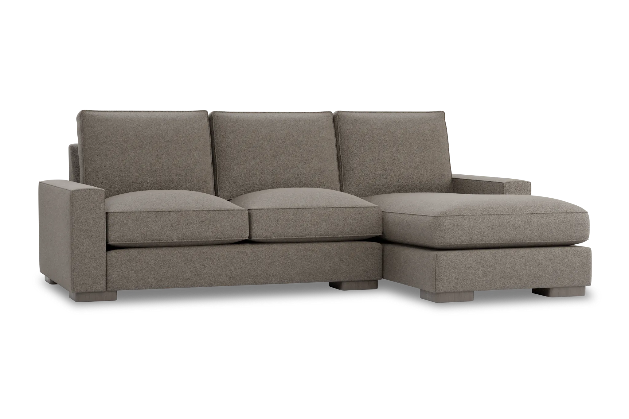 Edgewater Elite Brown Right Chaise Sectional