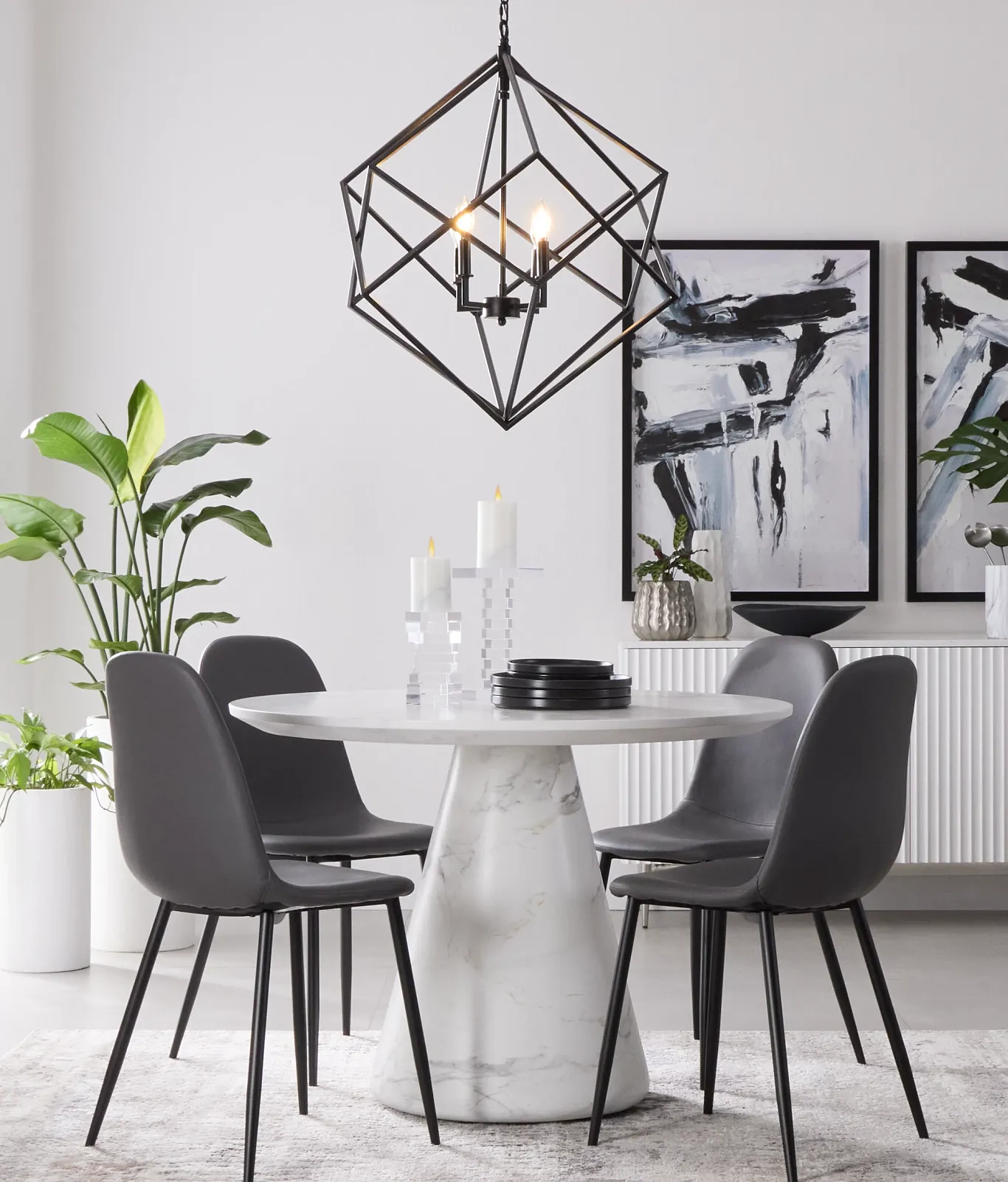 Round Tables for Square Rooms