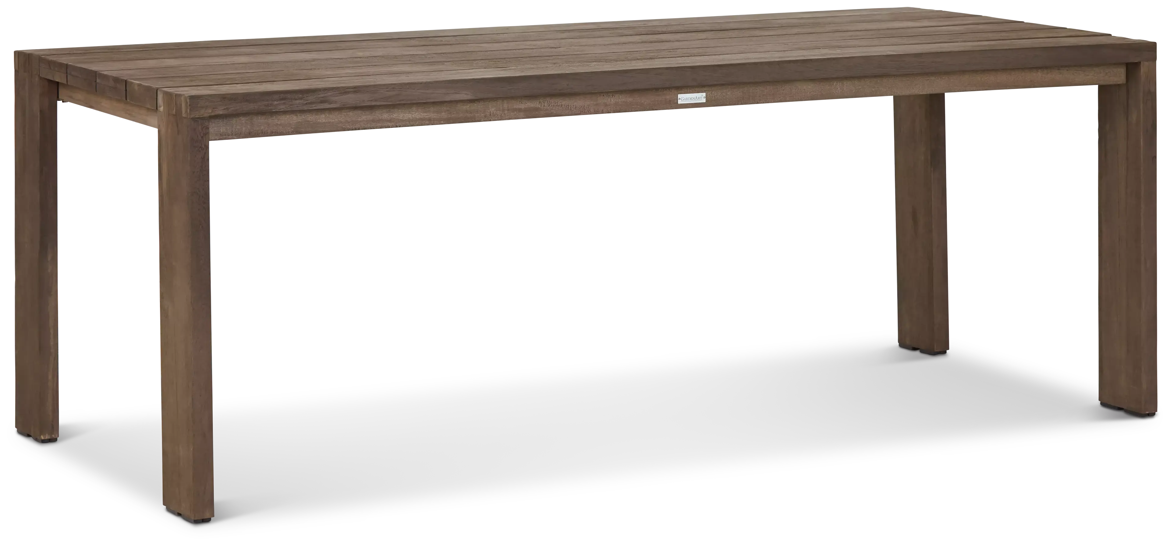Linear Teak 82" Rectangular Table Linear Teak 82" Rectangular Table