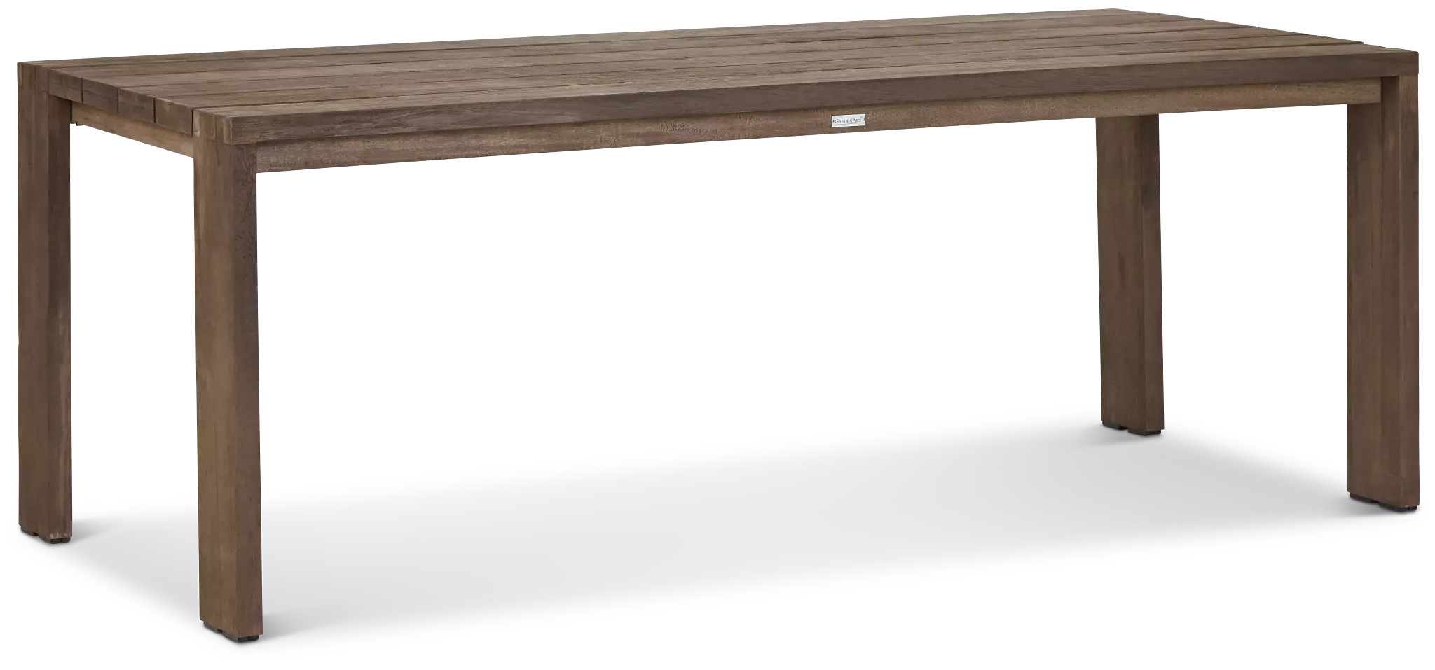 Linear Teak 82" Rectangular Table Linear Teak 82" Rectangular Table