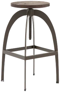 Rex Dark Tone Adjustable Stool