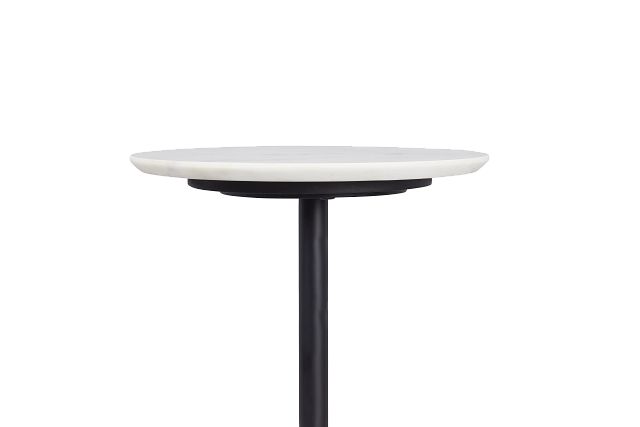 Graham Black Round End Table