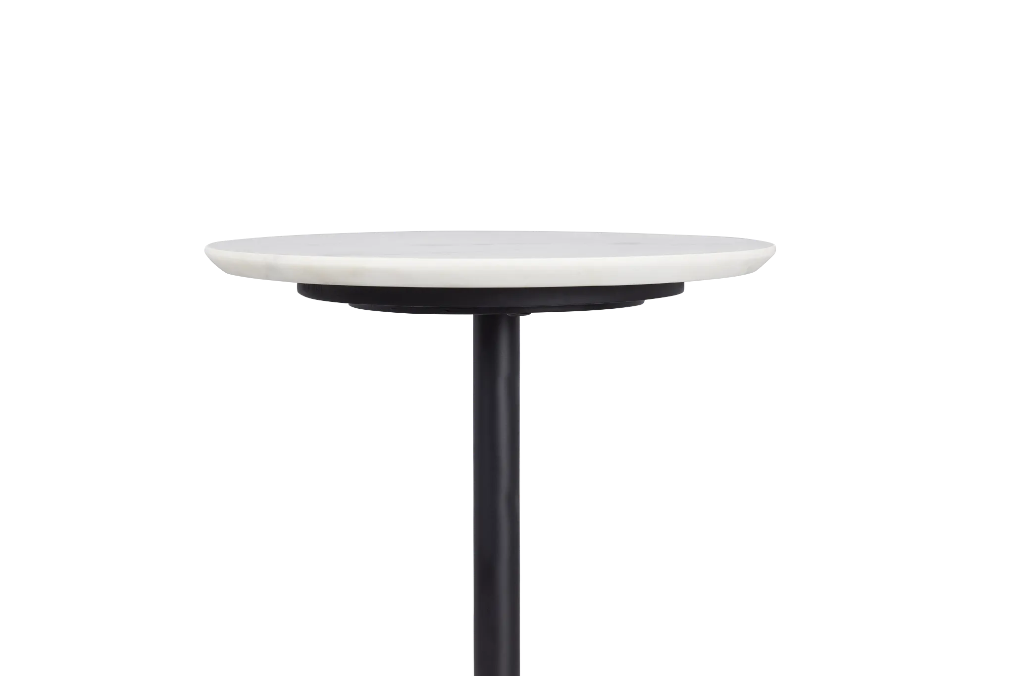 Graham Black Round End Table