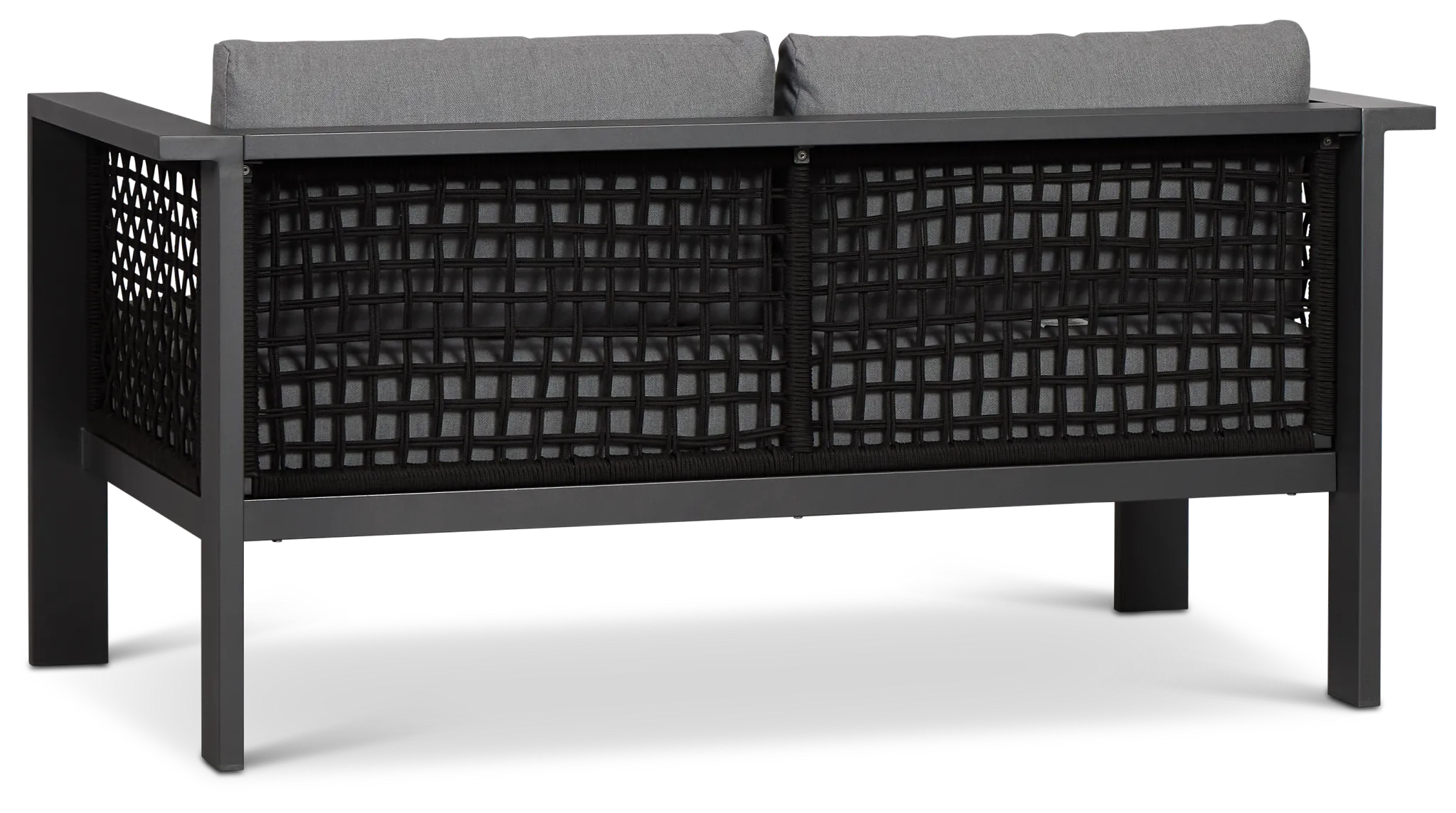 Sunrise Dark Gray Loveseat