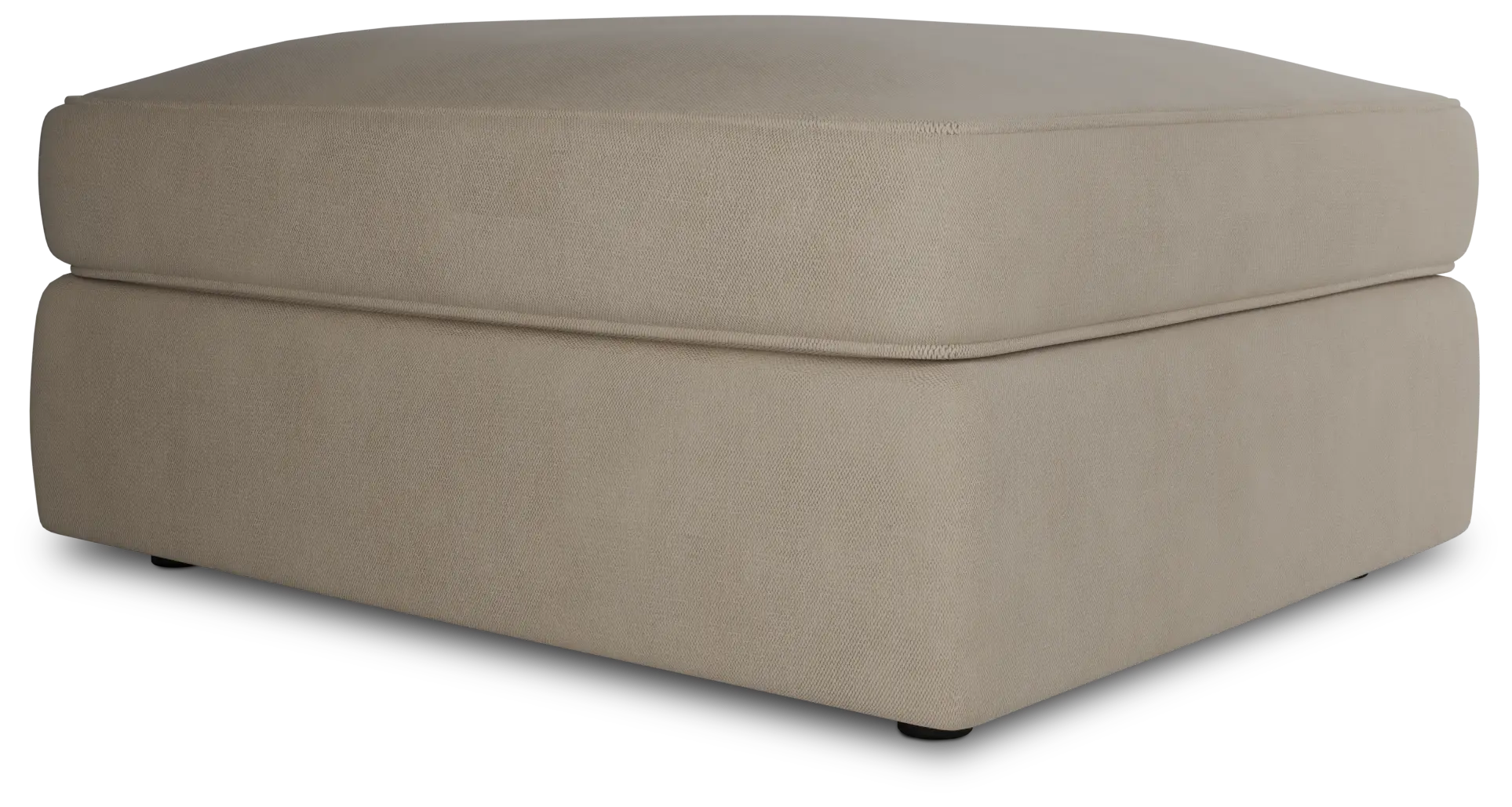 Siesta Peyton Beige Fabric Ottoman Siesta Peyton Beige Fabric Ottoman