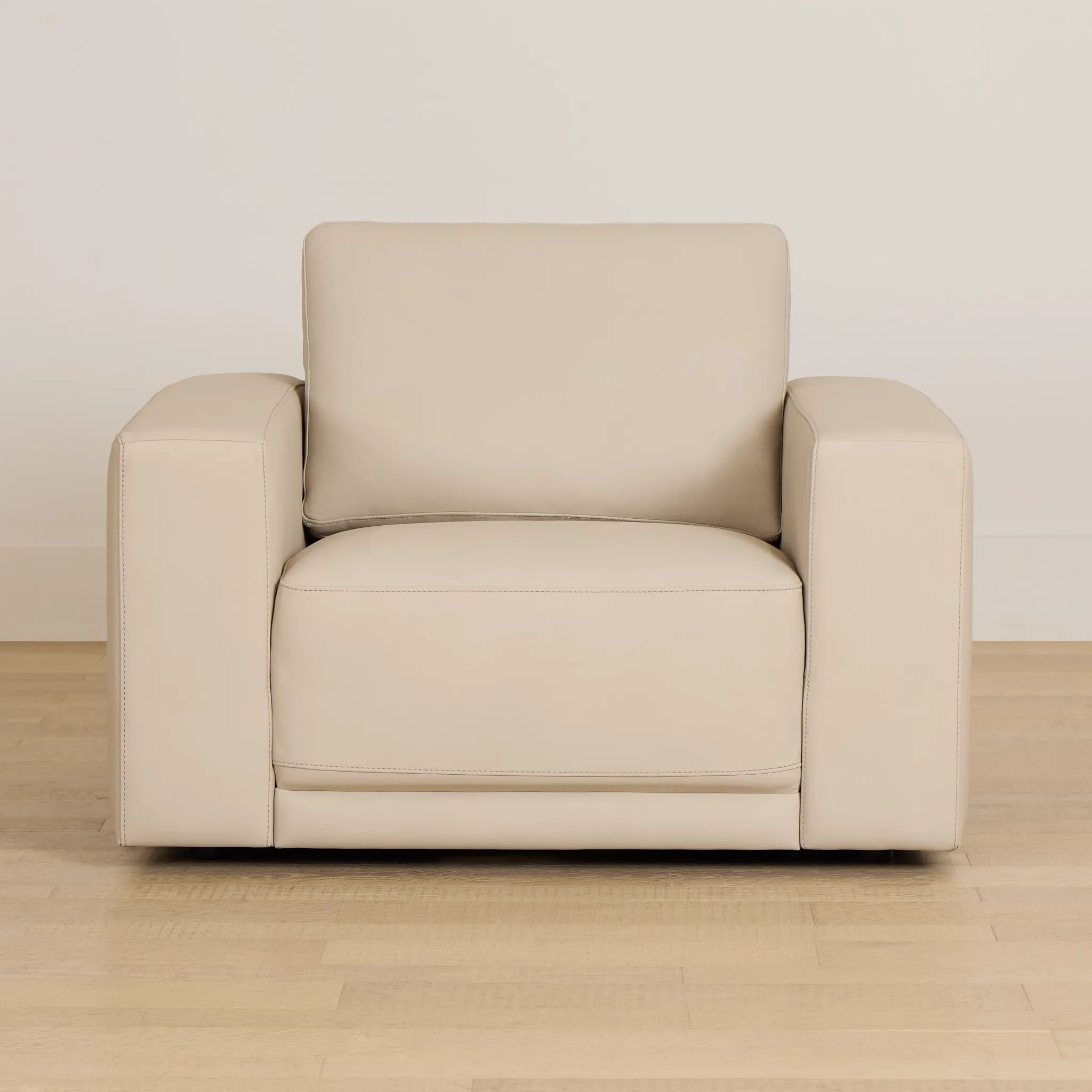Kellan Ivory Leather Chair