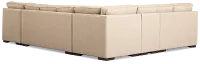 Sinclair Brown Fabric Right Chaise Innerspring Sleeper Sectional
