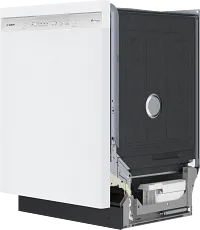 Bosch 100 Series White 24" Built In Dishwasher