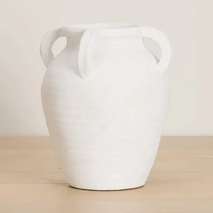 Selma White Small Vase Selma White Small Vase