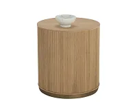 Delphi Light Tone Round End Table