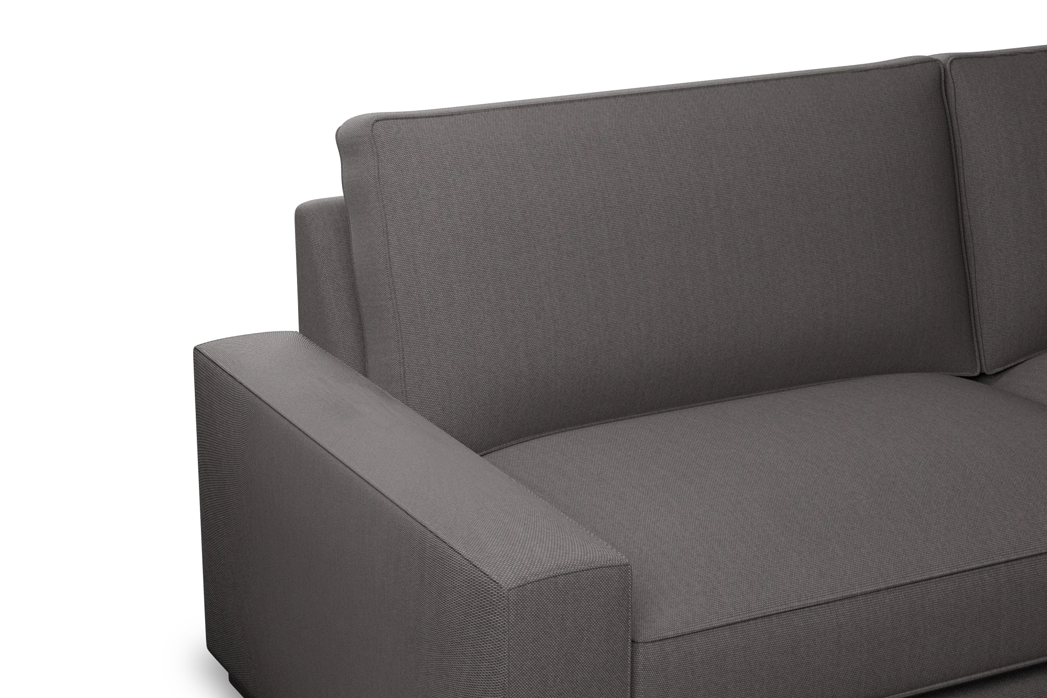 Edgewater Peyton Gray 96" Sofa W/ 2 Cushions