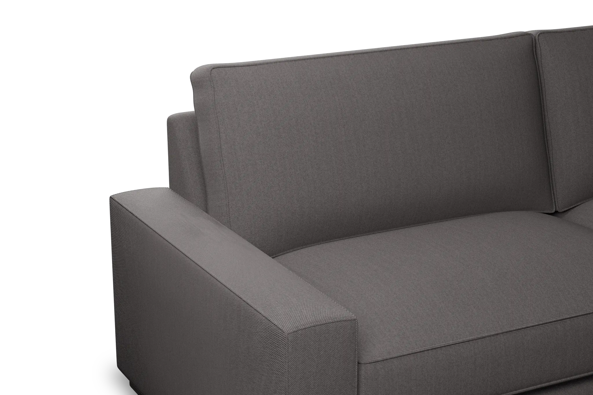 Edgewater Peyton Gray 96" Sofa W/ 2 Cushions Edgewater Peyton Gray 96" Sofa W/ 2 Cushions